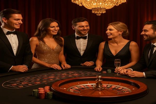 vc666 লাইভ টেবিল গেম সেটআপে ডিলারের উপস্থিতি