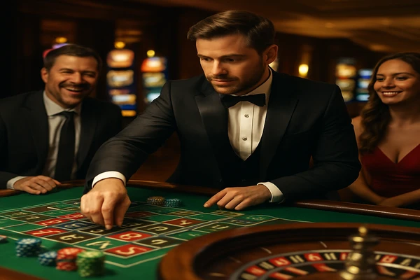 vc666 রঙিন স্লট মেশিন ও আলোয় ভরা গেমিং পরিবেশ