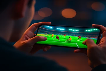 মোবাইল-সমর্থিত ক্যাসিনো ইন্টারফেসের একটি উদাহরণ